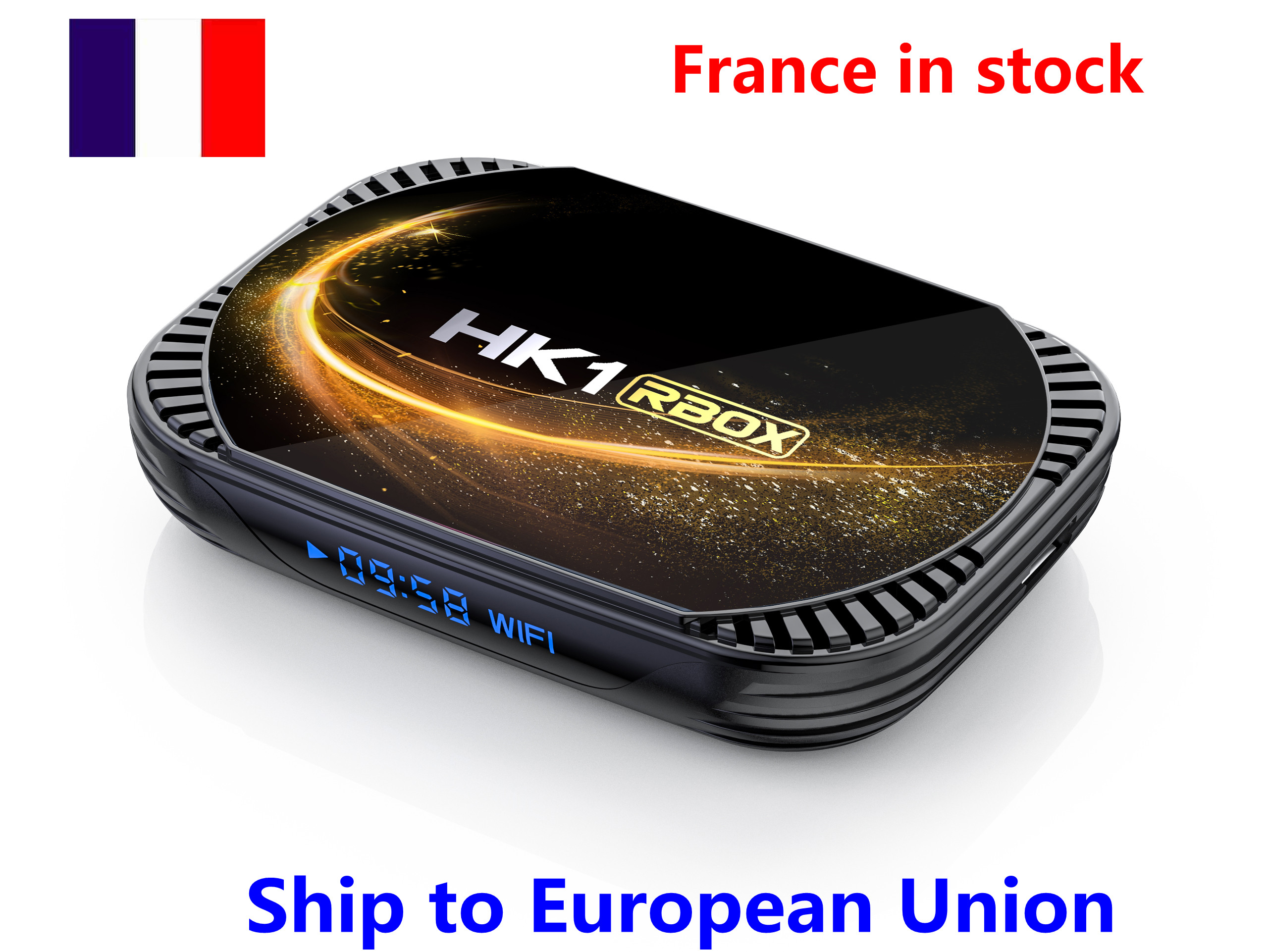 

France in stock HK1 RBOX X4S TV BOX Amlogic S905X4 Android 11 Dual Wifi Support 4K Google Voice Assistant Youtube Media Player 4GB 32GB