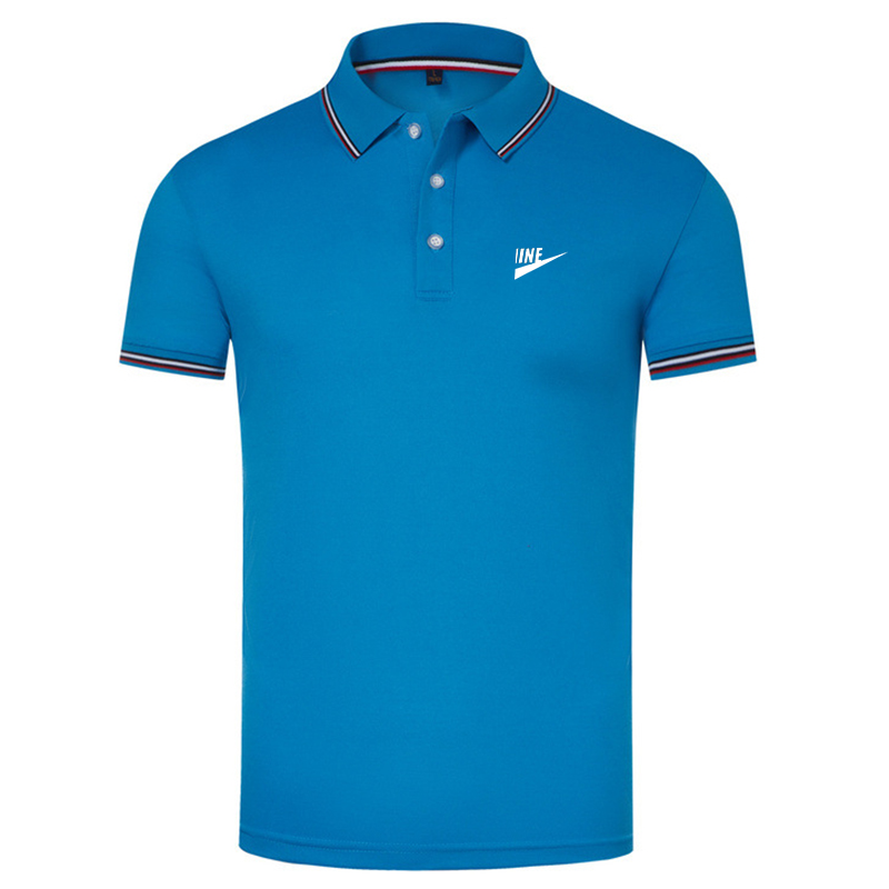 

New Men Short Sleeve Polo Shirt High Quality Mens Casual Print Cotton homme men solid tops Asian size S-4XL, Pink