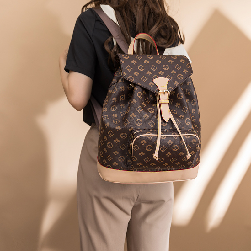 

Top Quality Backpack Men Leather Shoulder Bags Luxurys Designers Handbags Women Travel School Bag Women Backpacks louiseity Fashion Tote, Customize