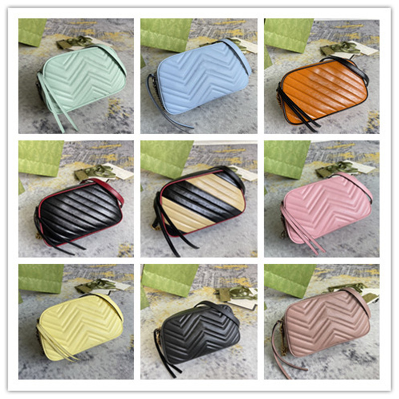 

Designer Luxury Marmont Gray Leather Womens Shoulder Crossbody Bags Best quality Size 24*12*7CM HCVL