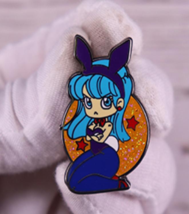 

Cute Girl Hard Enamel Pins Collect Funny Animal Metal Cartoon Brooch Backpack Hat Bag Collar Lapel Badges Women Fashion Jewelry, As picture