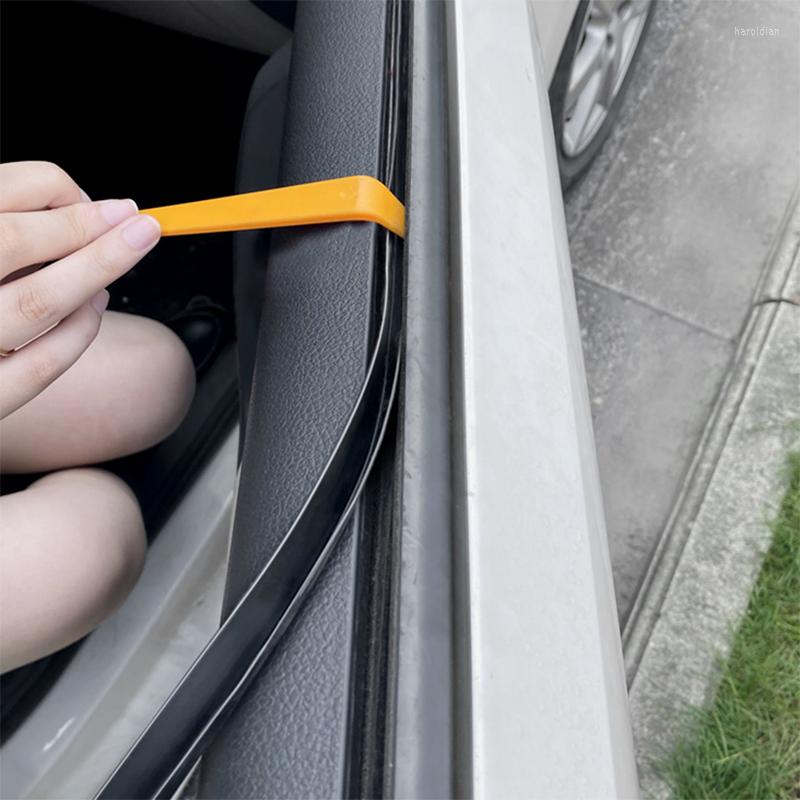 Accessoires intérieurs Autres bandes d'étanchéité de type V de voiture en caoutchouc Auto porte latérale en verre moulures de style mastic de fen