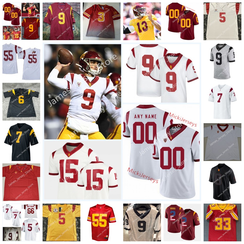 

Kedon Slovis 7 Matt Barkley USC Trojans Stitched Football Jersey 24 Julien Simon 7 Chase Williams 10 Kyron Ware-Hudson 8 Michael Trigg 31 Hunter Echols 29 Xavion Alford