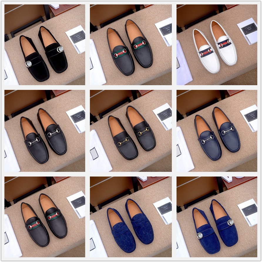 

Men Shoes Luxury Designer Trendy 2021 Casual Slip on Formal Loafers Men Moccasins Italian Black Gray Male Driving Shoe Sneakers, #11