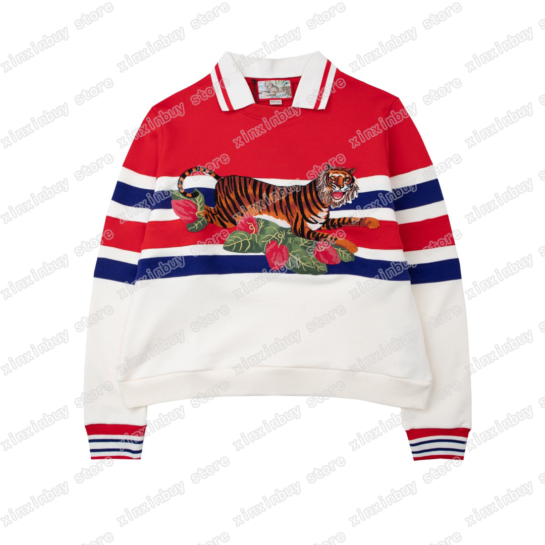 

22ss mens women designer short Sweatshirts Hoodies Tiger embroidery casual high quality fashion men top black white -L, Multi