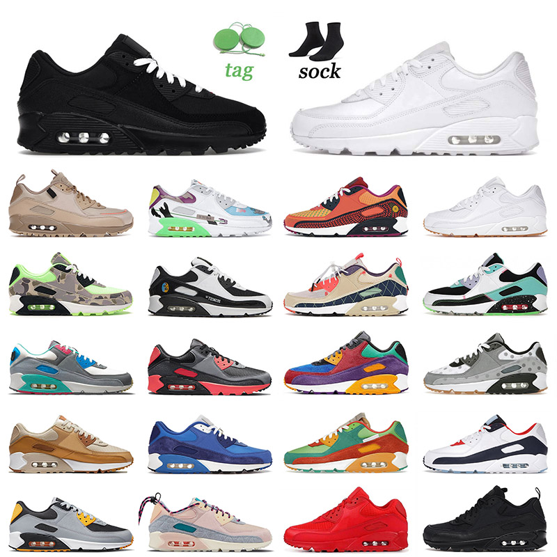 

2022 Top Quality Sports 90 Running Shoes Size 12 Black Bred Triple White USA Fossil Stone Violet Michigan Lucha Libre 90s Trainers Sneakers 36-46, A51 36-40 exeter edition white multi