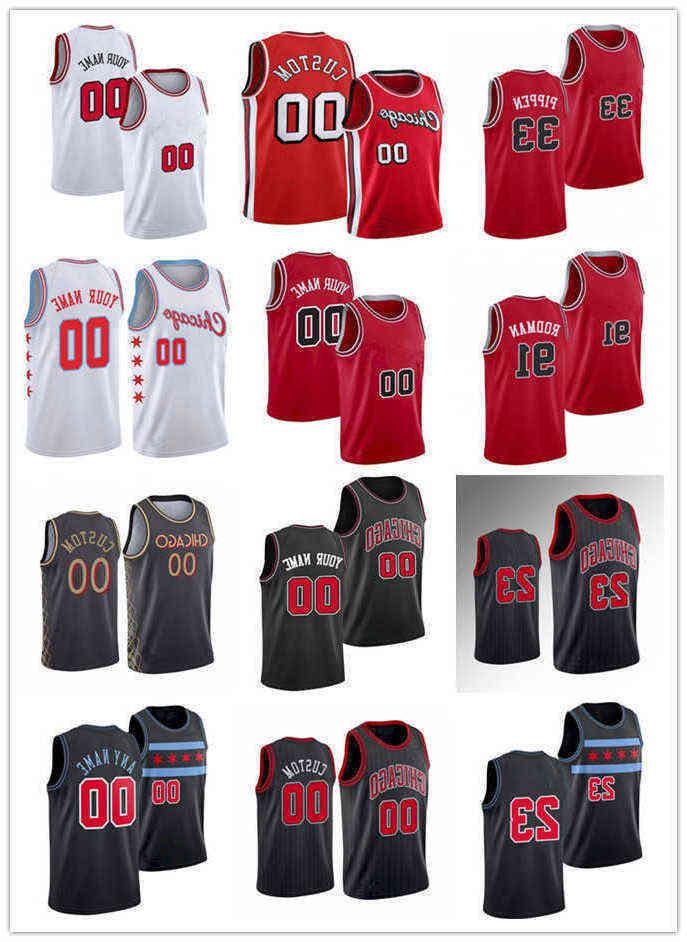 

''nba''Jerseys75th Custom Mens Womens Chicago''Bulls''Jersey 23 45 Michael MJ Scottie 33 Pippen Dennis 91 Rodman Basketball Jerseys, Color
