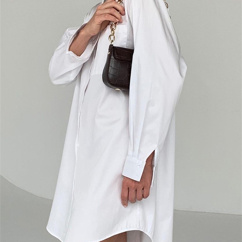 

Green 100% Cotton Dress Shirt Women Long Elegant Beautiful Blouses with Collar Button Up Shirts for Women Spring Summer 220407