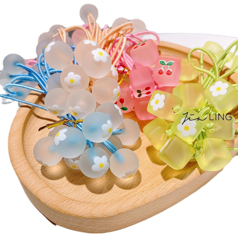 

Girls Hair Accessories Tie Hairbands Bands Childrens Scrunchies Cute Ring Rope Headgear E1003, Multi-color