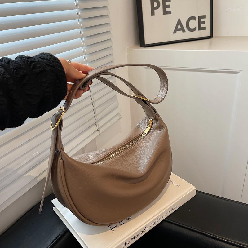 

Evening Bags Sling Shoulder For Women Soild PU Leather Hobos Purses Handbags Ladies Luxury Designer Crossbody Bag Brand Sac A MainEvening, Beige