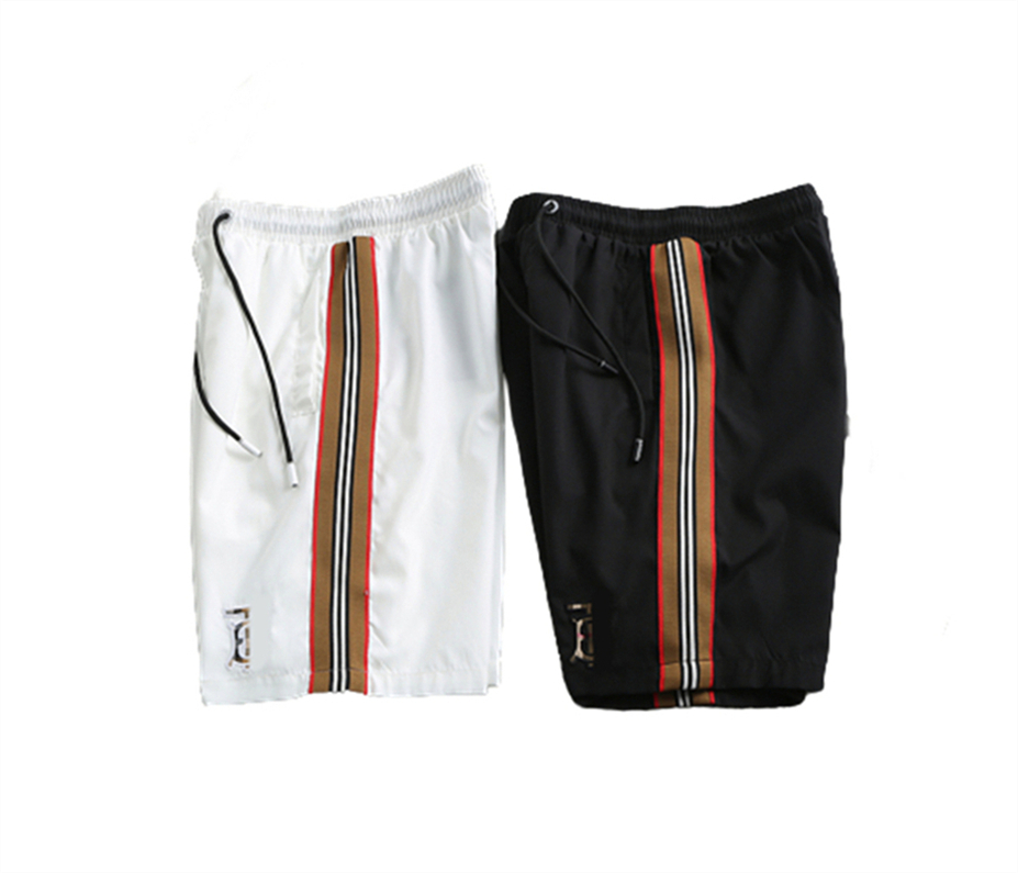 

Summer Men Nylon Swim Shorts Fashion Designer Gentleman Side Pockets Swimear Boy Zipper Closure Back Pocket Tonal Drawcord Short Pants #73, 01