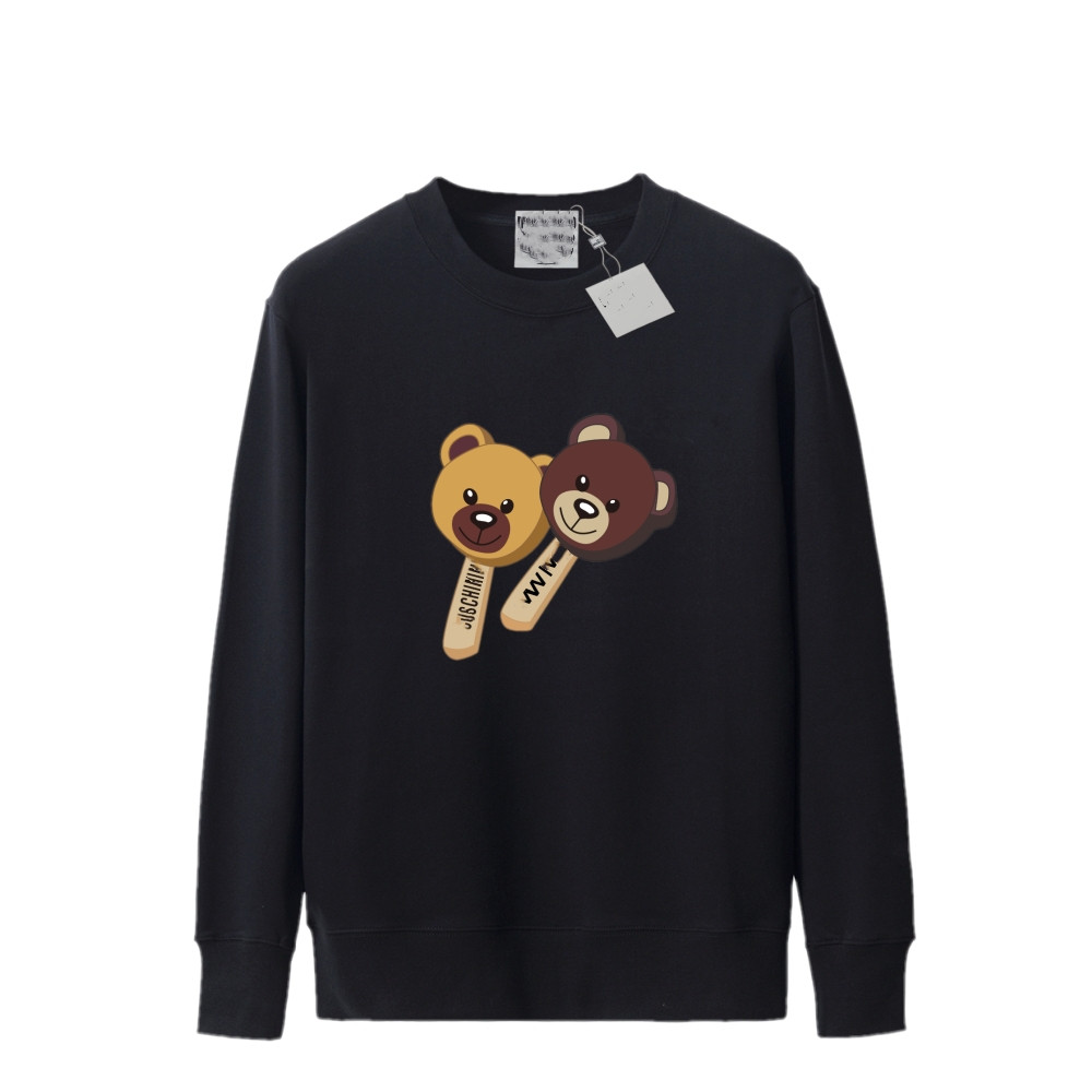 

Autumn men's sweater sweatshirt bear hooded island sweater European and American fashion badge long sleeve hip-hop S27