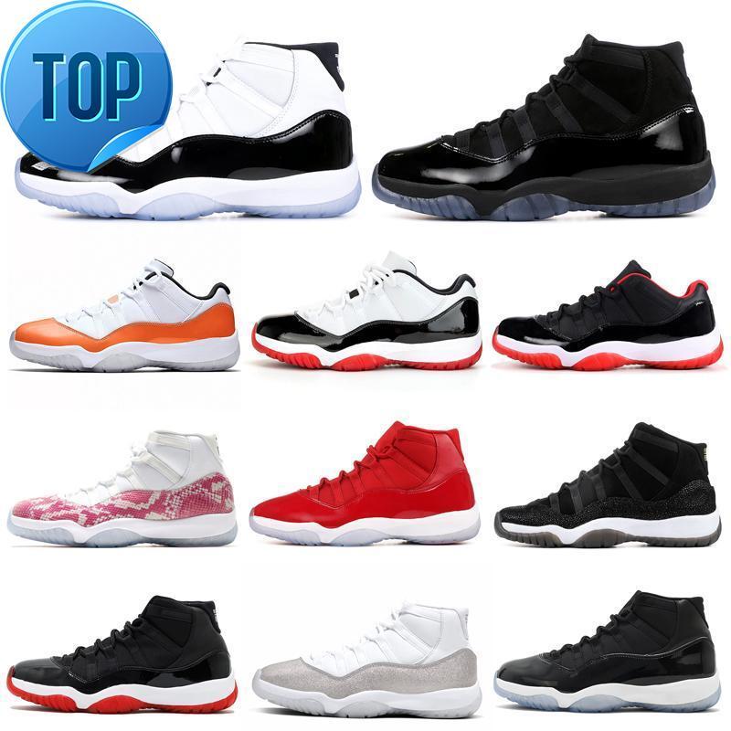 

2022 Hot Men Shoes 11 11s Bred Concord Metallic Silver Orange Trance Women Mens Trainers Sport Sneakers 5 .5 -12 I, Customize