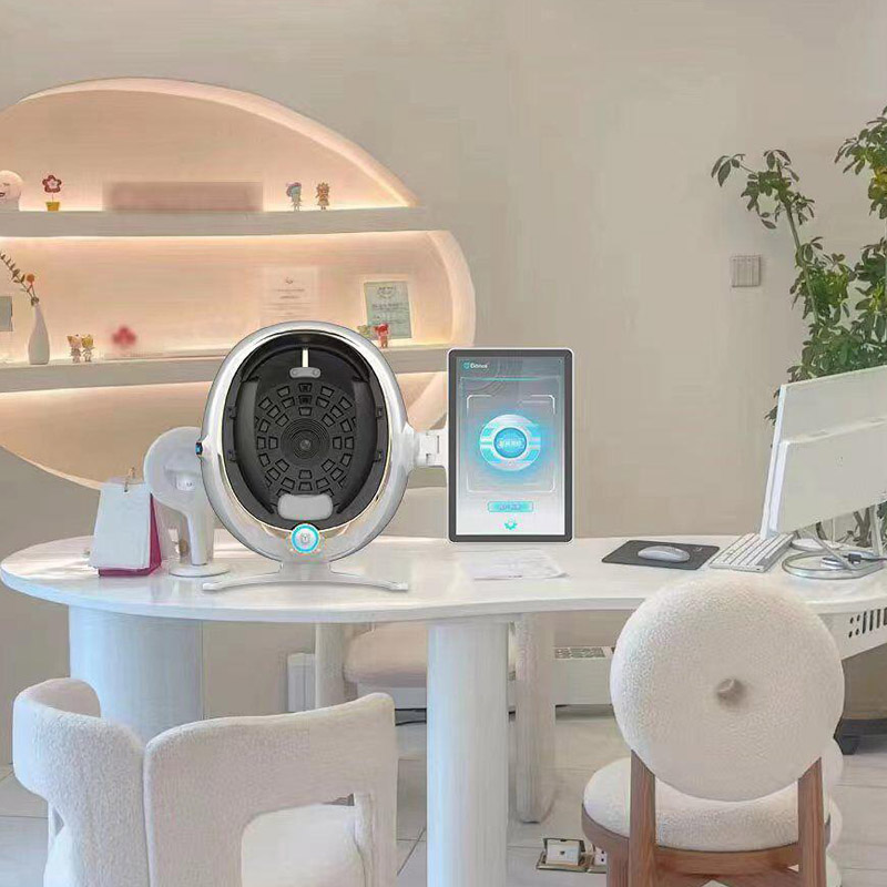 3D Topography Analysis Technology Camera 36 Million Pixels Facial Scanner UV RGB PL Light Skin Pore Analyzer Face Skin Moisture Wood Lamp-image-790138252