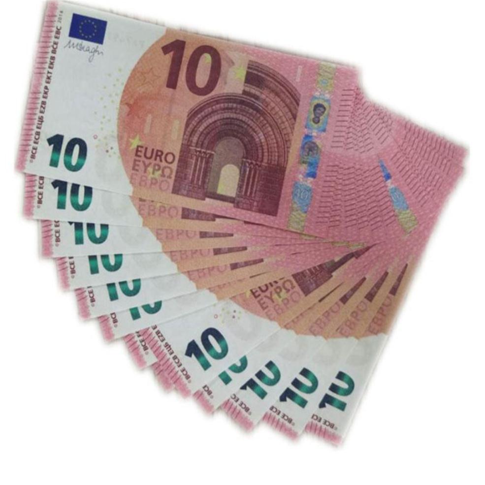 

100PCS/Set Prank Money Prop Euros Toy Ticket Euro Bill Currency Party Fake Money Children Gift Tickets283K