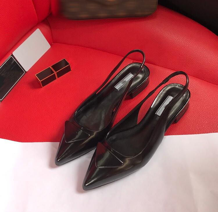 

High Quality Brand Women Sandals Pumps Low Heel Luxury Designer Brushed Leather Slingback Pump Lady Wedding Party Dress Shoes, White low heel