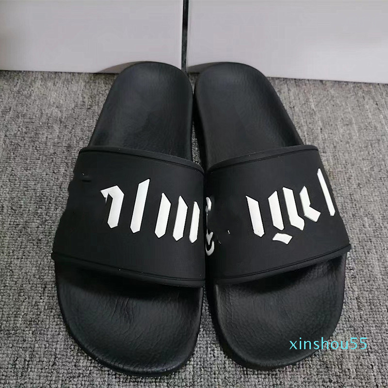 

designer beach sand slippers 2022 summer couples casual slippers, Black