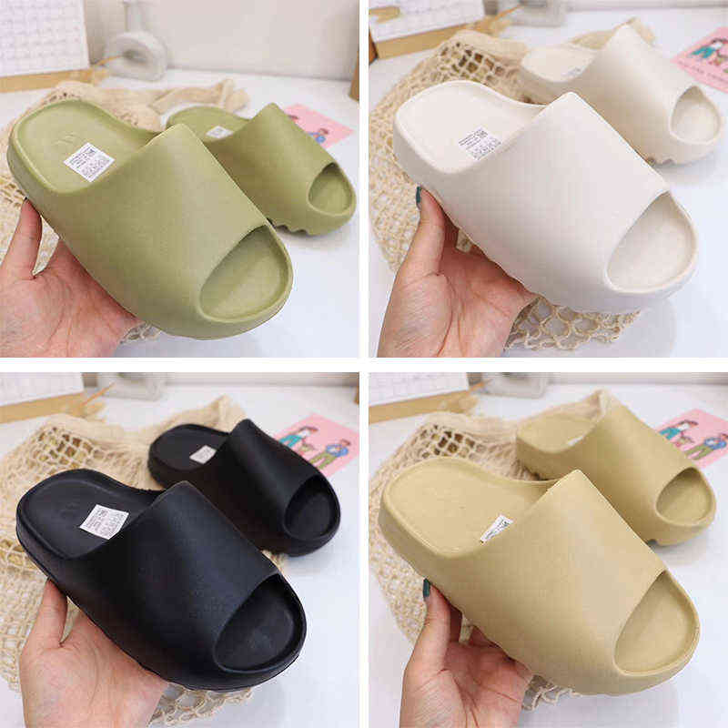 

Foam Slide Runner Slipper kids shoes Clog lady sandal acoustic eva Black MXT Moon Grey Slippers boys girls Tainers bone Designer Beach
