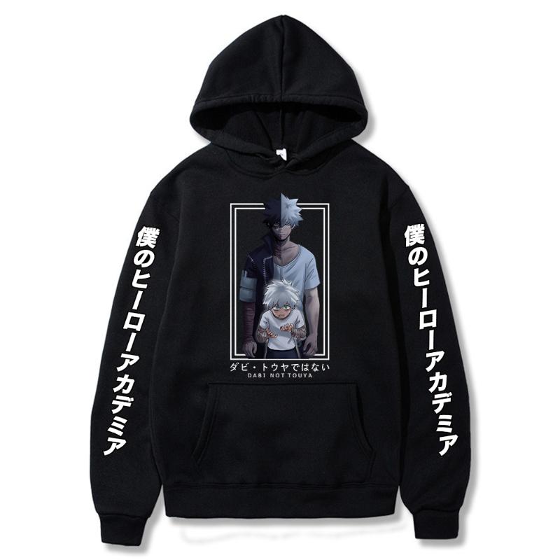 

Men's Hoodies & Sweatshirts 2022 My Hero Academia Dabi Anime Men Hoodie Women Sweatshirt Autumn Winter Fleece Hooded Unisex Boys Girls Track