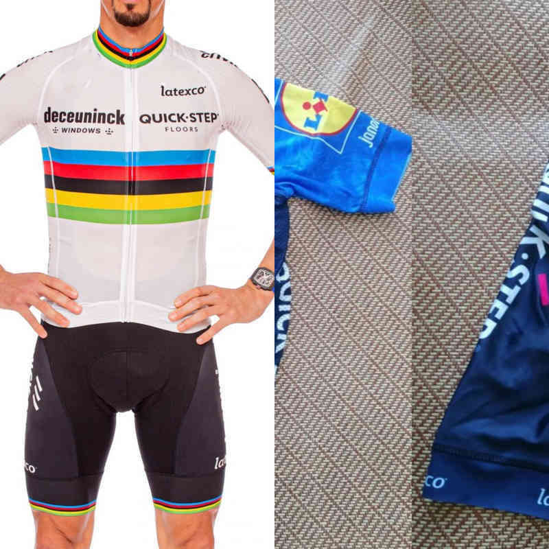 

Cycling Clothes World Champion Julian Alaphilippe Rainbow Laser Cut Band Jersey Summer Breathable Mtb Ropa Ciclismo Bicycle Maillot 221217, White jersey