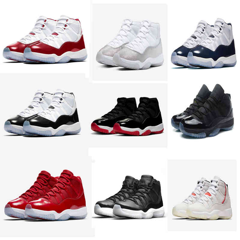 

WMNS 11 Cherry Cool Grey Animal Instinct Basketball shoes store Pure Violet bred kids Grade school men women Sport Shoe Trainner Sneakers, Concord