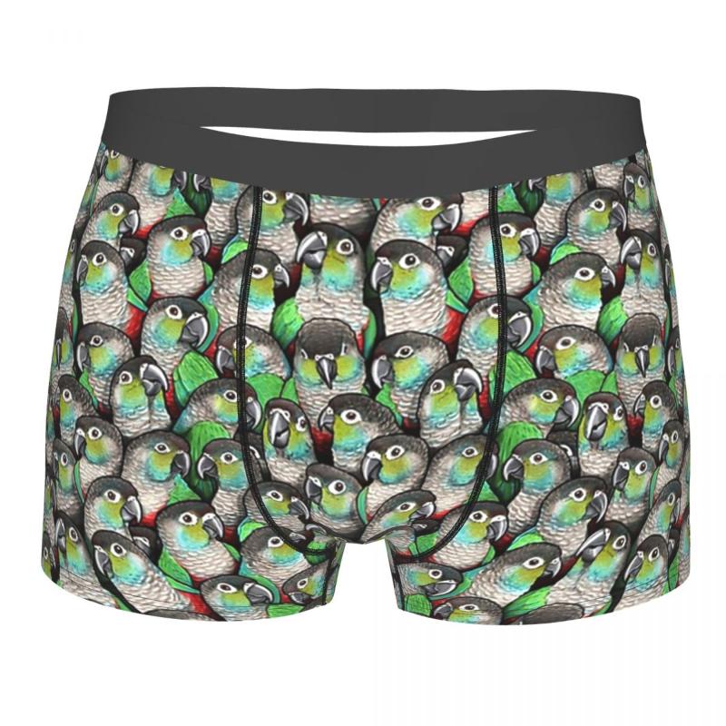 

Underpants Crimson-bellied Conures Breathbale Panties Male Underwear Print Shorts Boxer Briefs, 1 pcs