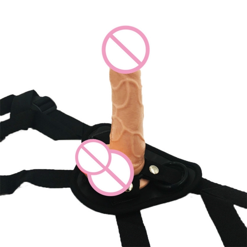 Strap On Gode Réaliste Pantalon Pour Femme Hommes Couples Strapon Gode Culotte Pour Lesbienne Gay Adulte jeu Sex Toy Produits de Sexe 220812