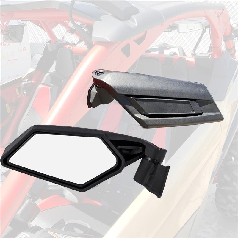 

Parts Left & Right UTV Side Mirrors Rearview Mirror Adjustable For Can Am Maverick X3 Max R 4x4 Turbo DPSATV ATVATV ATV