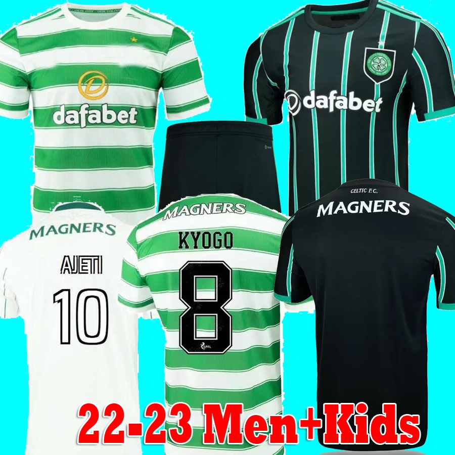 

FANS Player version 22 23 Celtic Soccer Jerseys MCGREGOR GRIFFITHS 22 23 DUFFY FORREST CHRISTIE EDOUARD Elyounoussi Turnbull Home Away Men kids Football Shirts, 22 23 away
