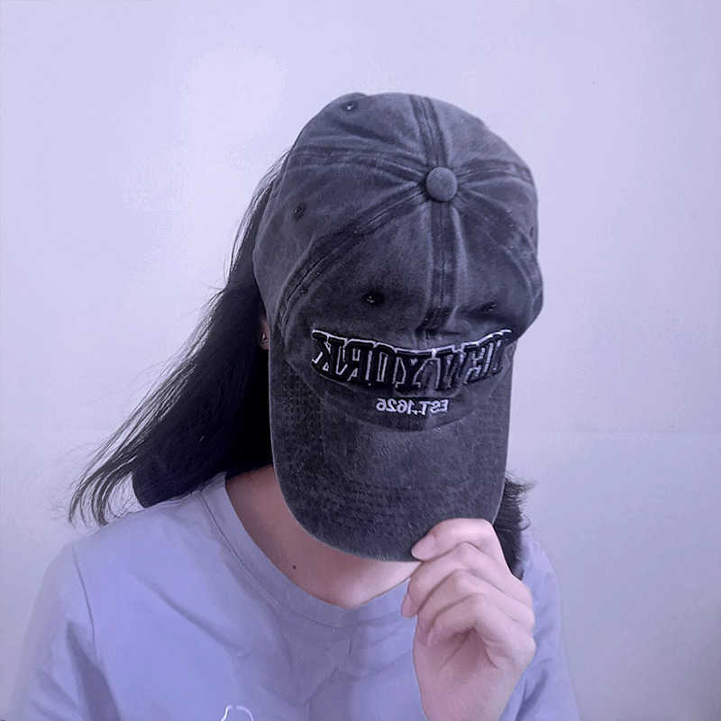 

2022 NEW YORK Retro Baseball Cap Hats for Men Fishing cap Men's Brand Cotton Baseball-s Casquette Dad, Red wine