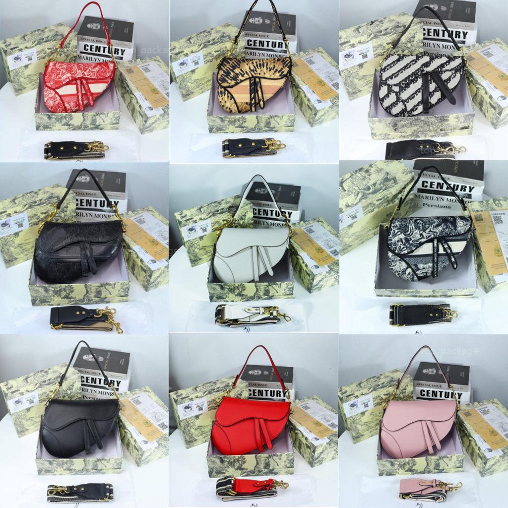 

High Quality 2022 Luxurys Designers Bags SaddleBag Shoulder Handbag Messenger Women Totes Fashion Metallic Handbags Classic Crossbody Totes, 11