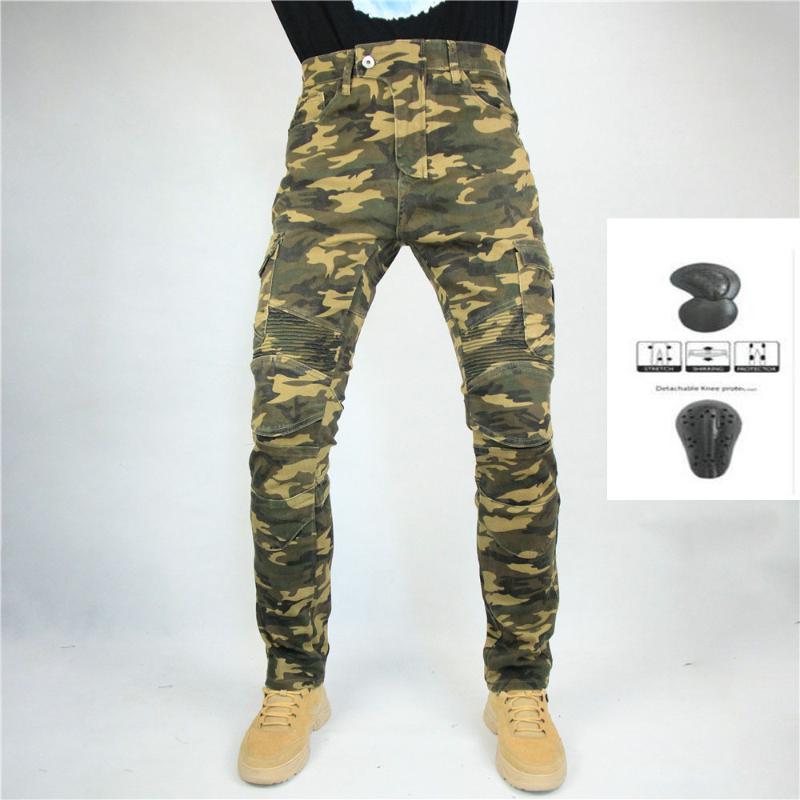 

Motorcycle Apparel Komine Jeans Camouflage Men Pants The Standard Version Car Ride Trousers Pant Obscure Motorcycles Protective Gear