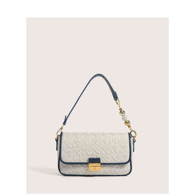 

Evening Bags Bag female 2022 new fashion messenger bag transfer bead pleated versatile one shoulder underarm handbag 220211, Black collection
