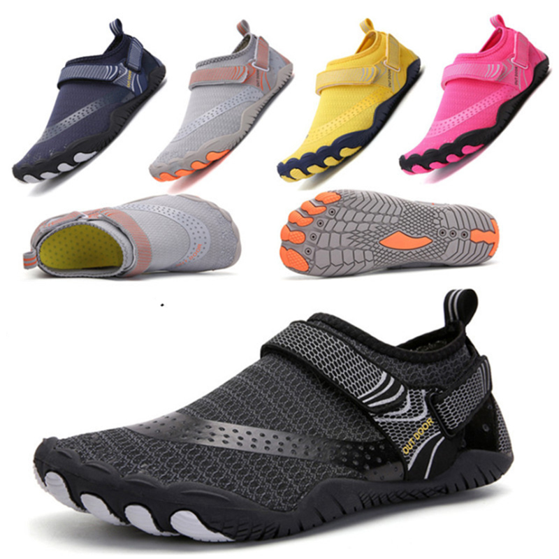 

Elastic Quick Dry Aqua Shoes Plus Size Nonslip Sneakers Women Men Water Shoes Breathable Footwear Light Surfing Beach Sneakers 220616