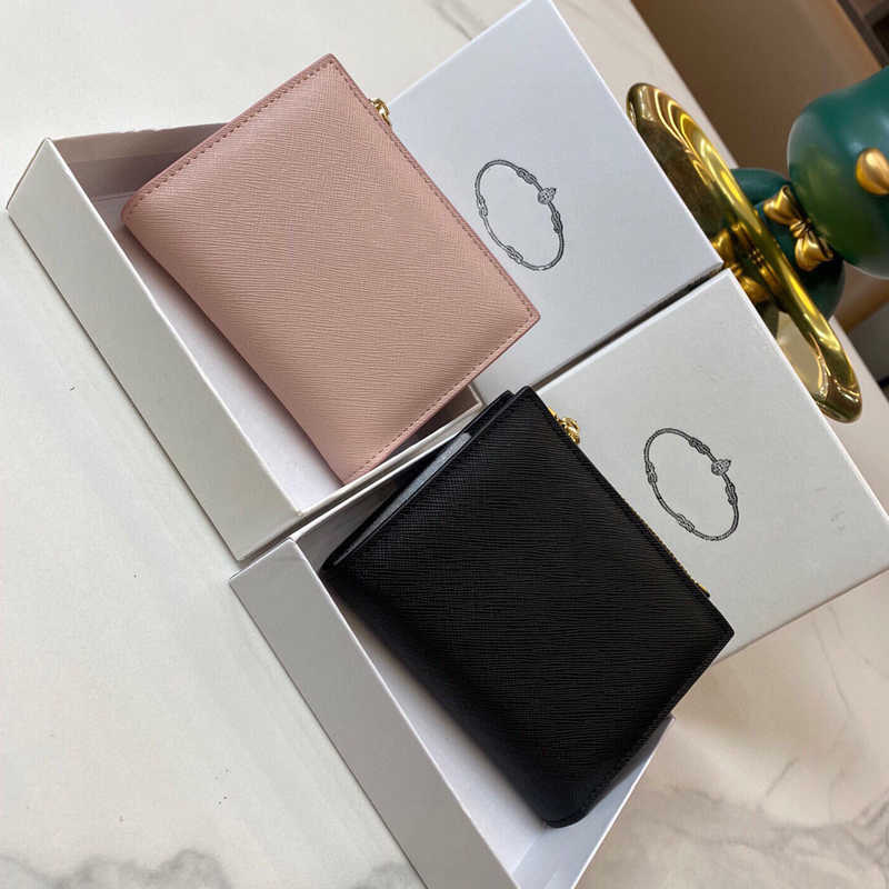 

Classic Genuine Leather Women Wallet Designer Bags Handbags P Purses Small with Zipper Female Fashion Money Bag Slim Card Holder Portable, Pink
