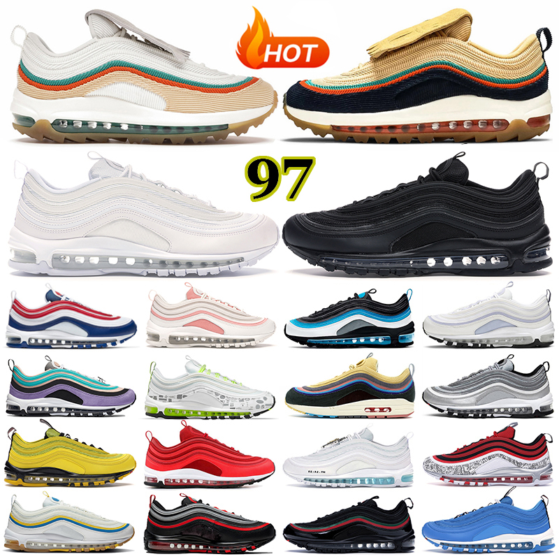 

mens running shoes max triple black white Sean Wotherspoon Jesus a i r men women cushion sports sneakers, (32)