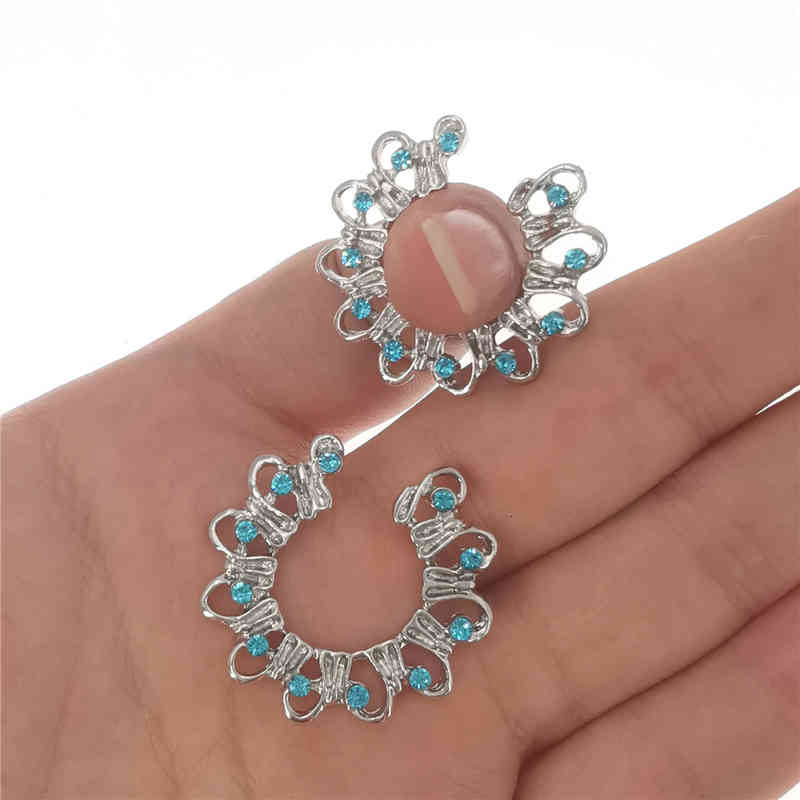 Massager Vibrator Penis Cock 2pcs/1 Pair Nipple Ring Toys for Couples Sex Shop S-image-793968624