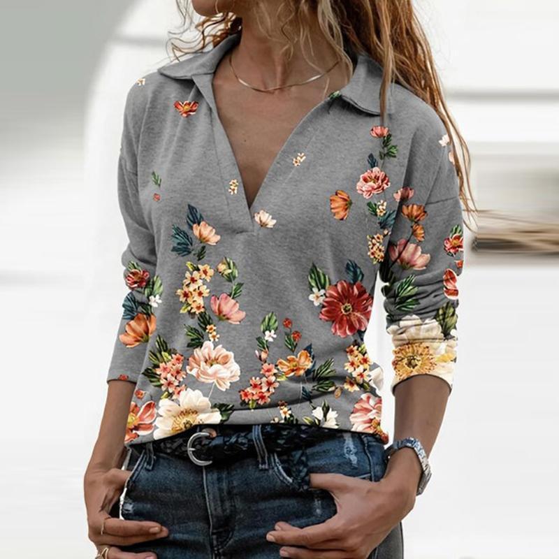 

Autumn Winter Women Blouse Tops Plus Sizes Tees Cotton Femme Vintage Shirts Elegant Ladies Loose Sexy Befree Boho Shirt Women' Blouses, Black