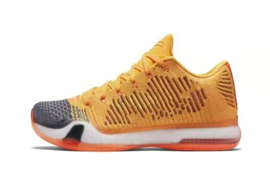 

Mamba X 10 Elite Low Chester Men Basketball Shoes Top Quality 10S Black Laser Orange Tumbled Grey Sport Shoe Sneakers With Box, 16