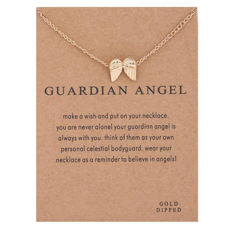 

Angel Wings Collarbone Chain, Angel Wings Gentle Necklace (silver, Gold)