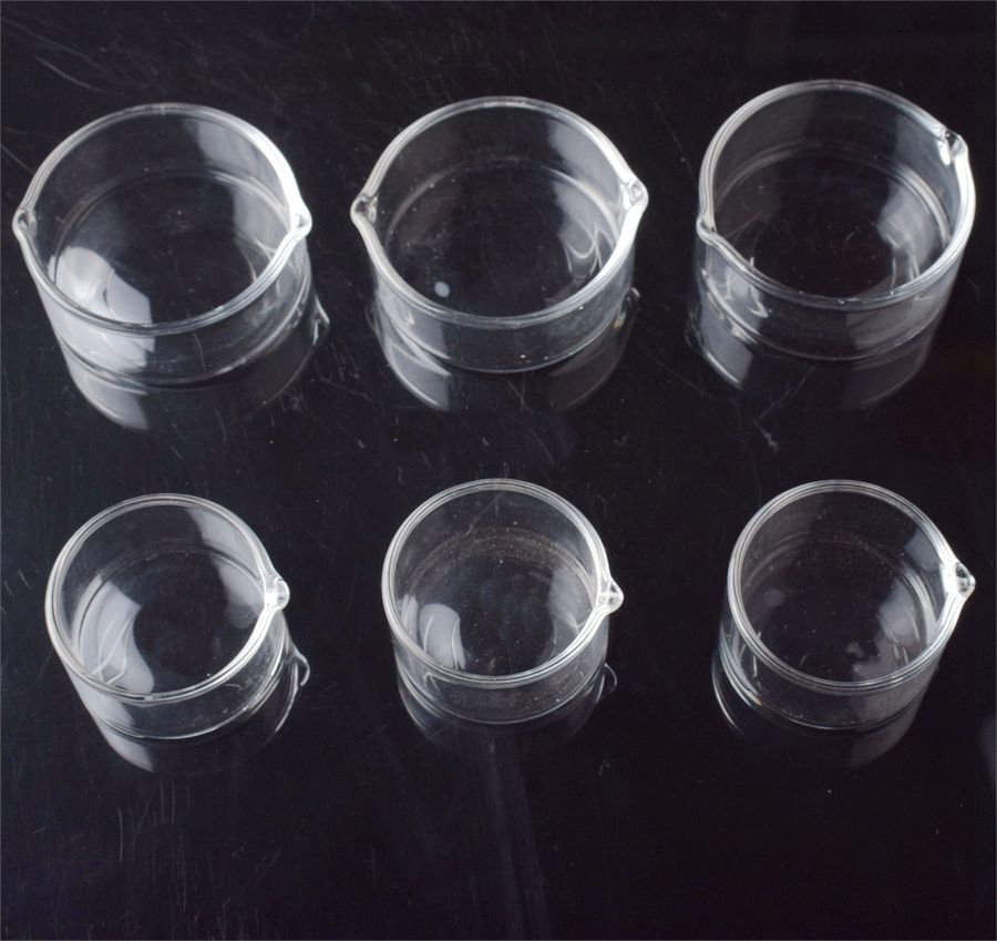 

DHL Glass Hookahs Oil Ring Ashtray Dish 38mm 50mm OD Dabber Dishs for Mini Nectar Collector Kit In Stock