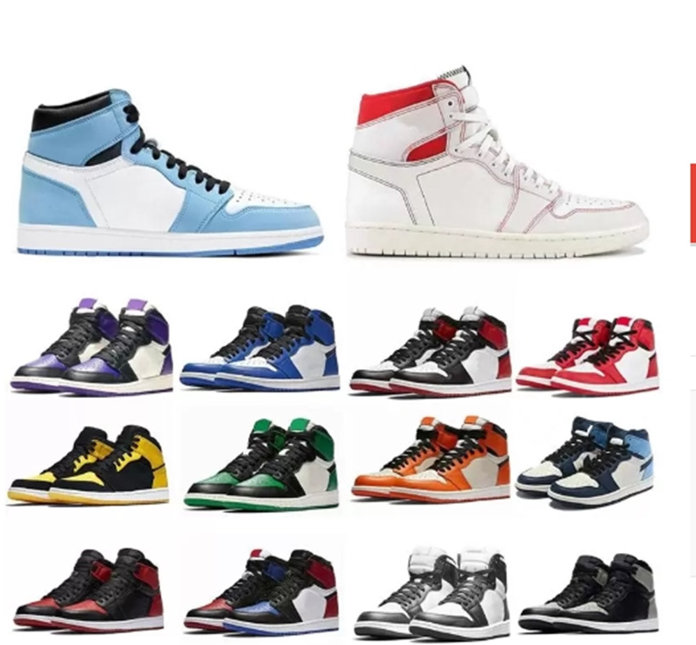 

Nik Men Basketball OG mid Shoes air jordons 1 1s Dark Marina Blue Mocha University Bred Patent 4s Thunder Cat Fire White Oreo Cactus Jack Women Outdoor Sports sneakers, 30