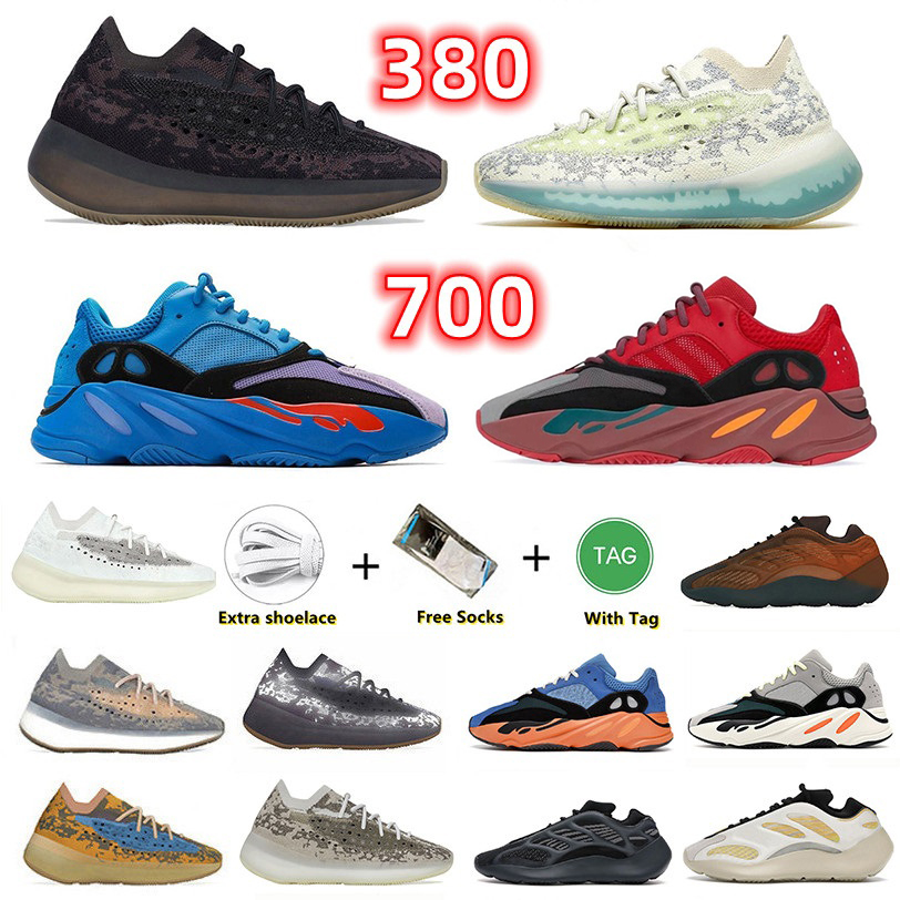 

Designer Mens Running Shoes 380 Alien Blue Onyx Mist Calcite Glow Pepper Reflective 700 v1 Hi-Res Red Blue Wave V3 Copper Fade Alvah Clay Brown Sports Sneakers, Pay for box