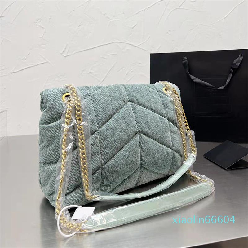 

Designer-Evening bag Women Summer Denim Retro Ladies Soft Evening Bag, Sky blue