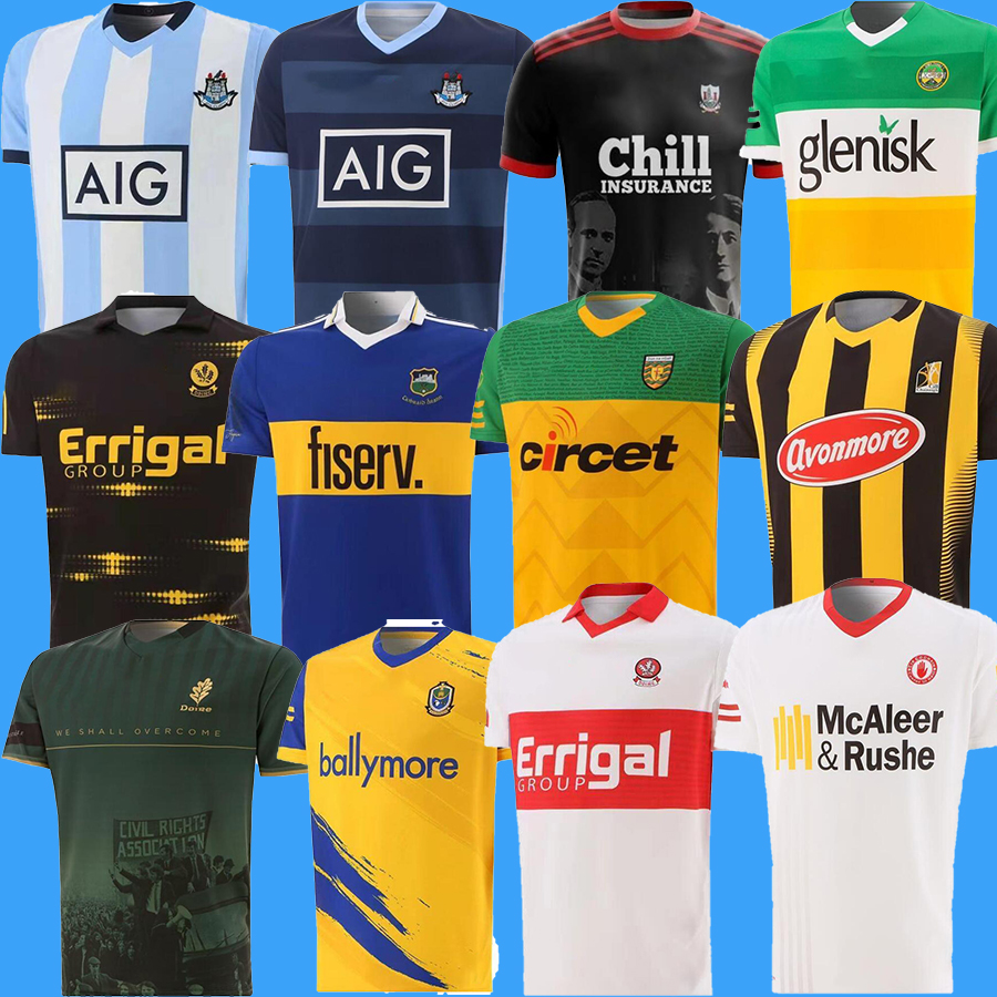 

22 23 GAA Rugby Jerseys Kilkenny KERRY TYRONE MEATH FERMANAGH DERRY ROSCOMMON DONEGAL MAYO CORK Delhi Dublin Monaghan Wicklow Rose Kekri Routh 2022 man shirt, 2223