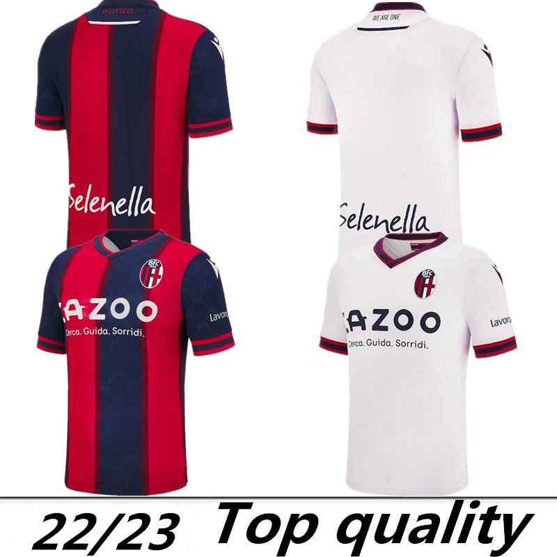

2022 Bologna FC Soccer Jerseys ARNAUTOVIC HICKEY Dominguez BARROW Sansone Tomiyasu 2023 home away 3rd 22 23 football shirt S-2XL