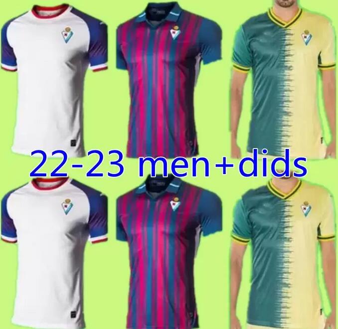 

2022 Eibar SOCCER JERSEYS home away third 22 23 STOICHKOV EXPOSITO CORPAS TJERO ALVAREZ CORREA MUNOZ SIELVA AKETXE JERSEY FOOTBALL SHIRTS SETS A