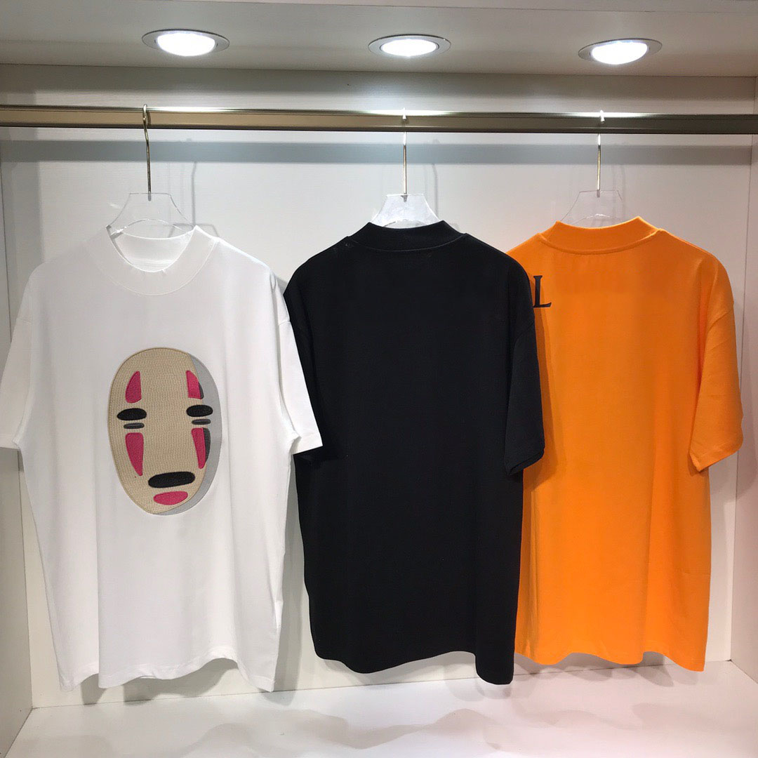 

2022ss spring and summer new high grade cotton printing short sleeve round neck panel T-Shirt Size: -l-xl-xxl-xxxl Color: black white No7cet3rt6