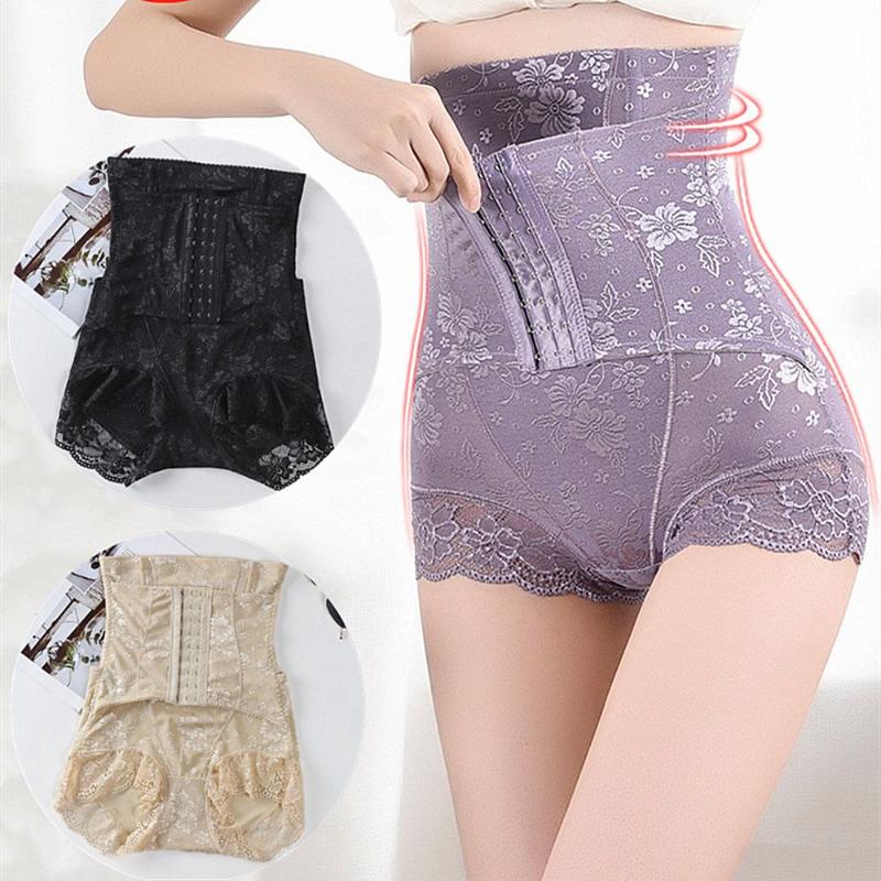 

Women's Shapers Sexy Lace Shapewear Body Shaper Panties Corset Waist Trainer Binders Fitness Slimming Pants For WomenWomen's, Black