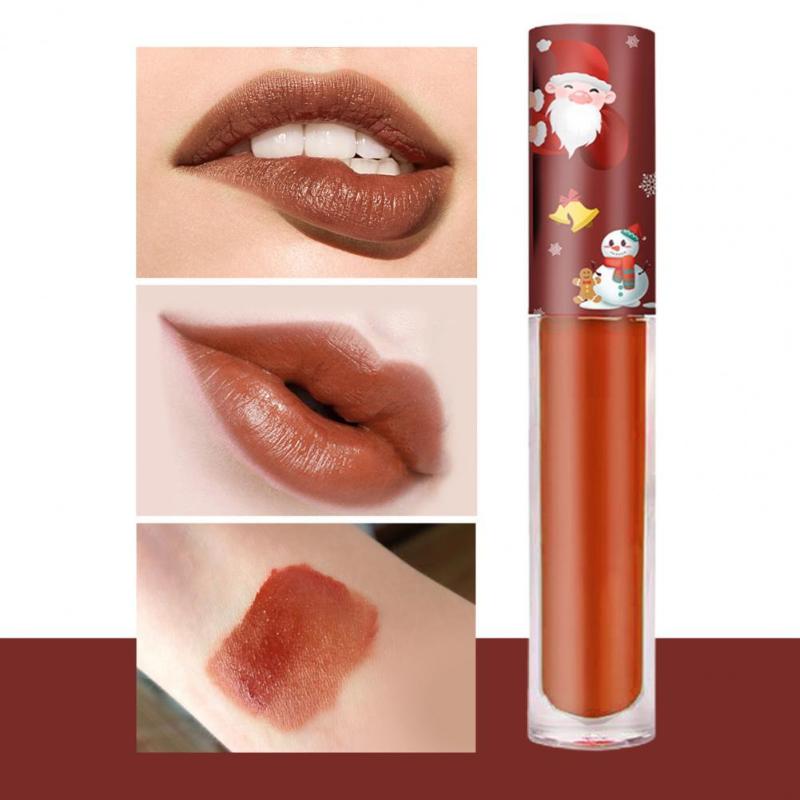 

Lip Gloss 4.5g Lacquer Delicate Easy To Use Creative Christmas Mirror Lasting Glaze For Lovers, Magenta